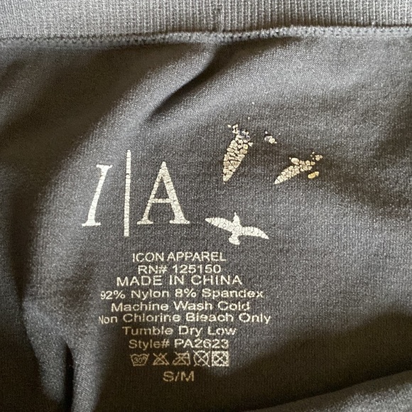 Leggings, Women’s, Gray, S/M - Picture 3 of 3